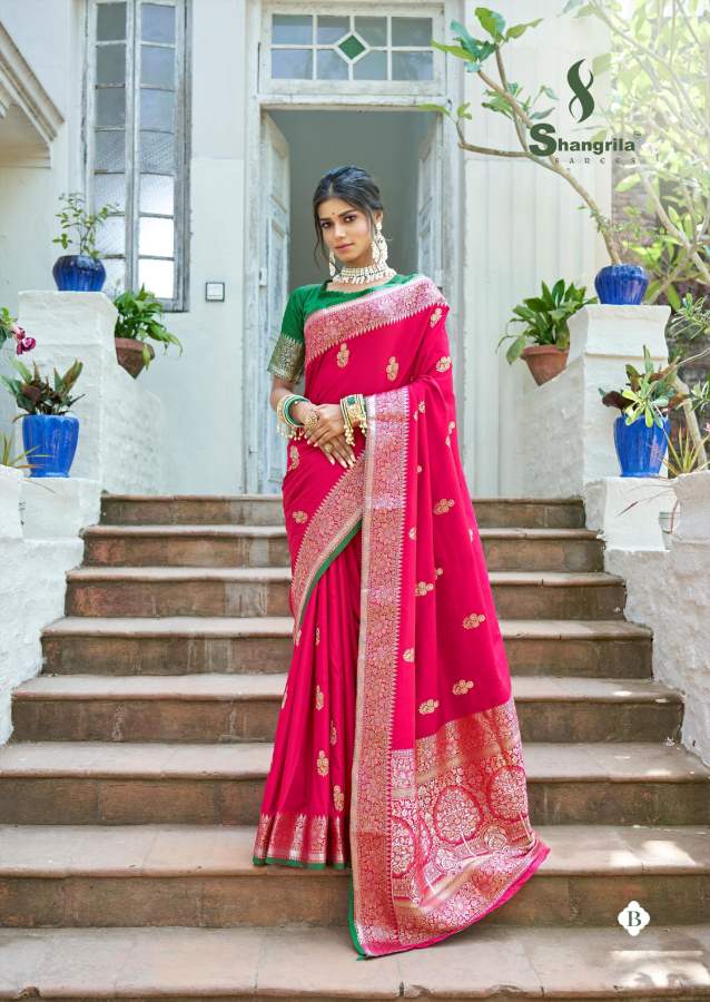Shangrila Vandana SilkNew Heavy Wedding Wear Soft Silk Designer Saree Collection